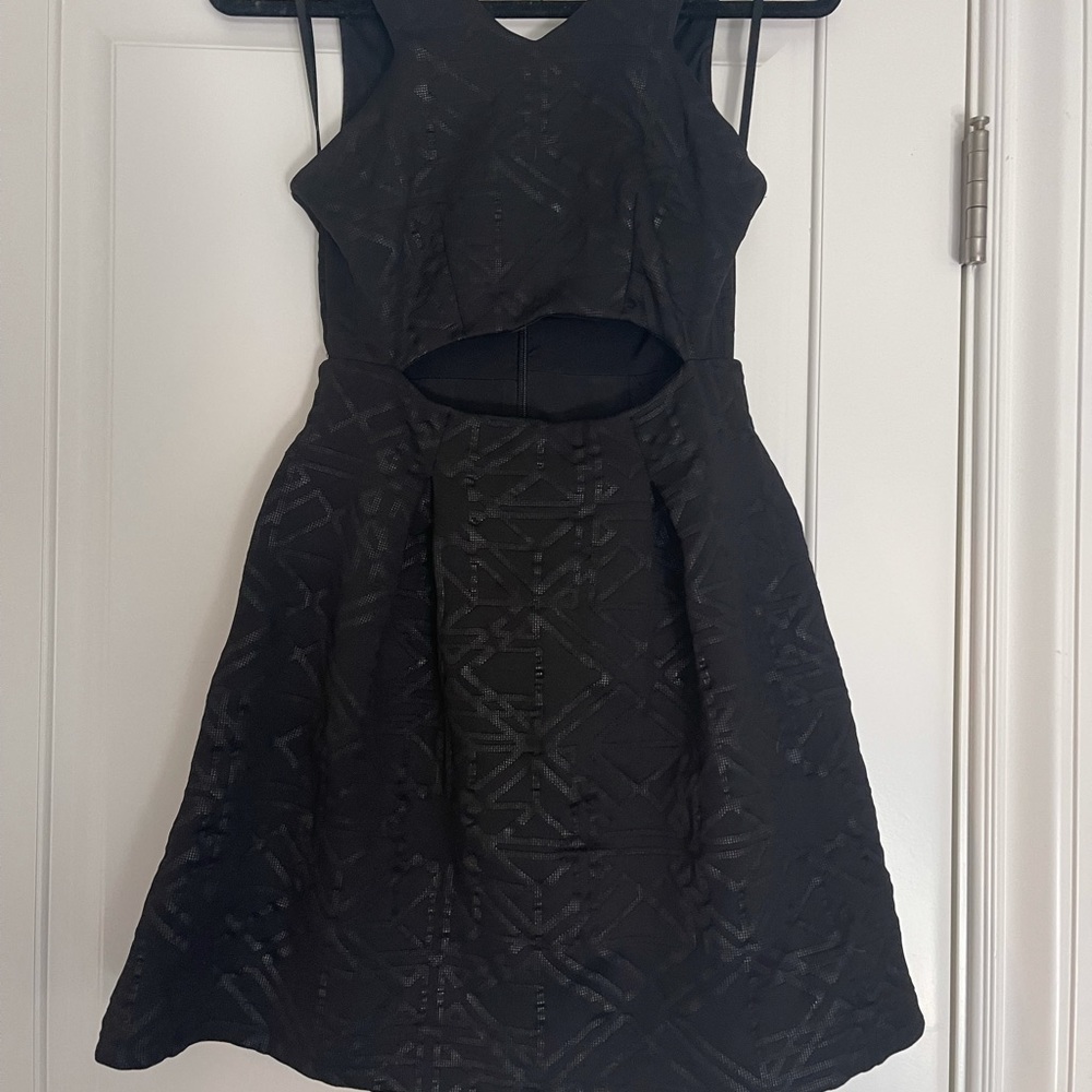 Black Dress with Cutout